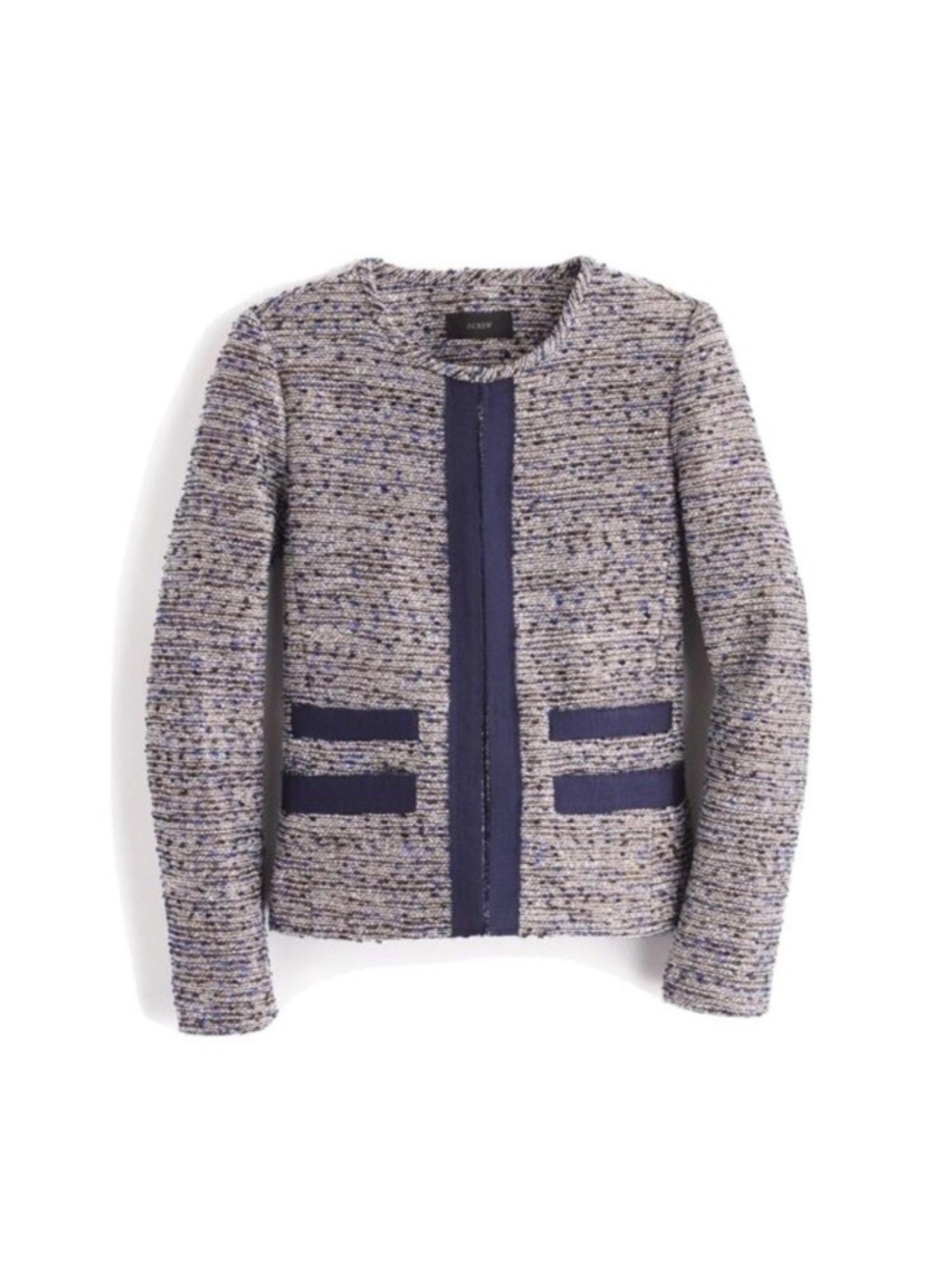J. Crew Metallic Tweed Jacket